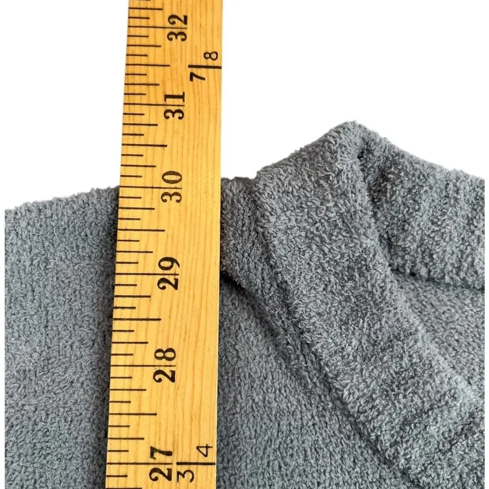 David Archy Gray Fleece Crewneck Sweatshirt Soft Cozy Pullover - XL